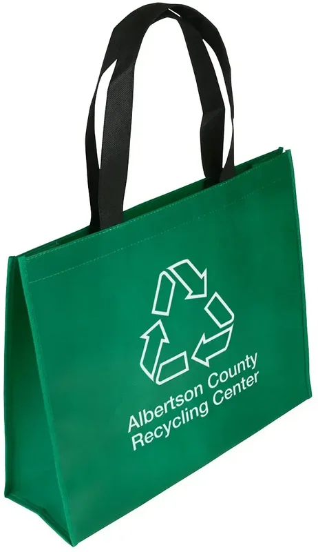 Custom Raindance XL Water Resistant Coated Tote Bag — view 7