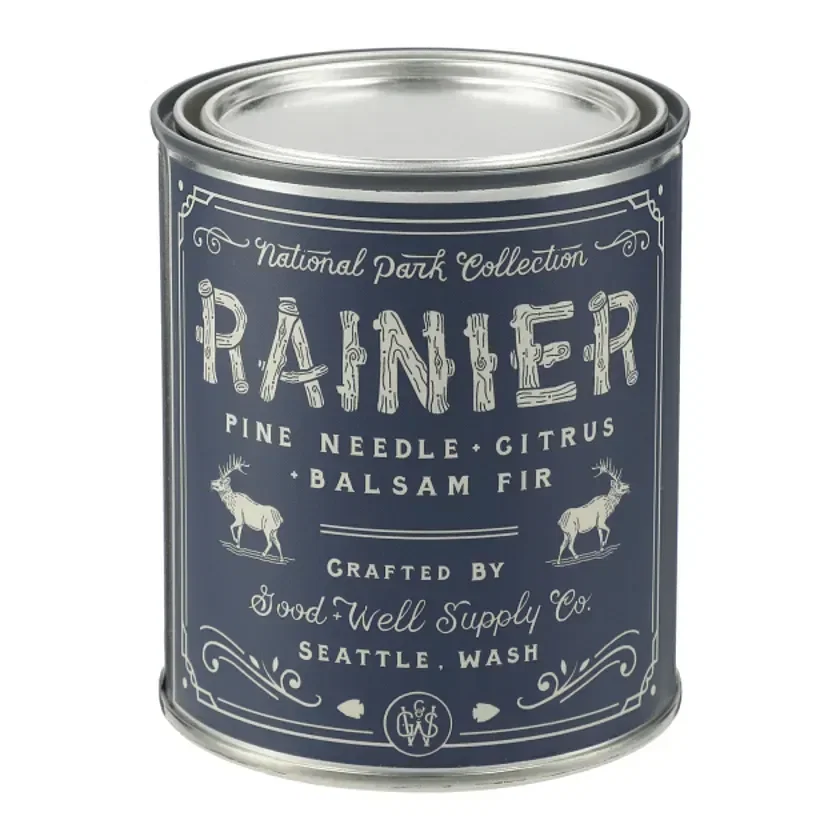 Branded Rainier National Park Candle - 14oz — view 3