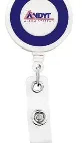 Raised Color Ring Retractable Badge Reel — view 6