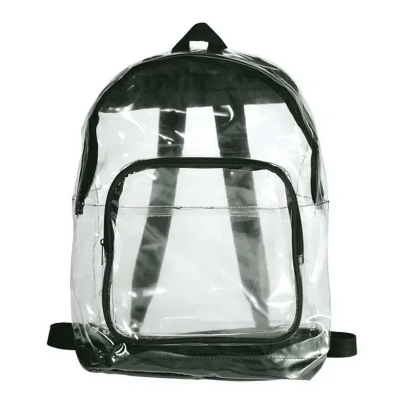 Custom Clear Rally Backpack with Zippered Compartments — view 2