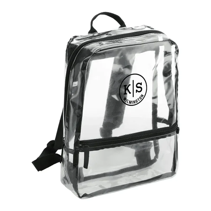 Customizable Clear Rally Slim Backpack — view 6