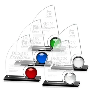 Crystal Orb Sail Award Surrounded by Solid Starfire Crystal