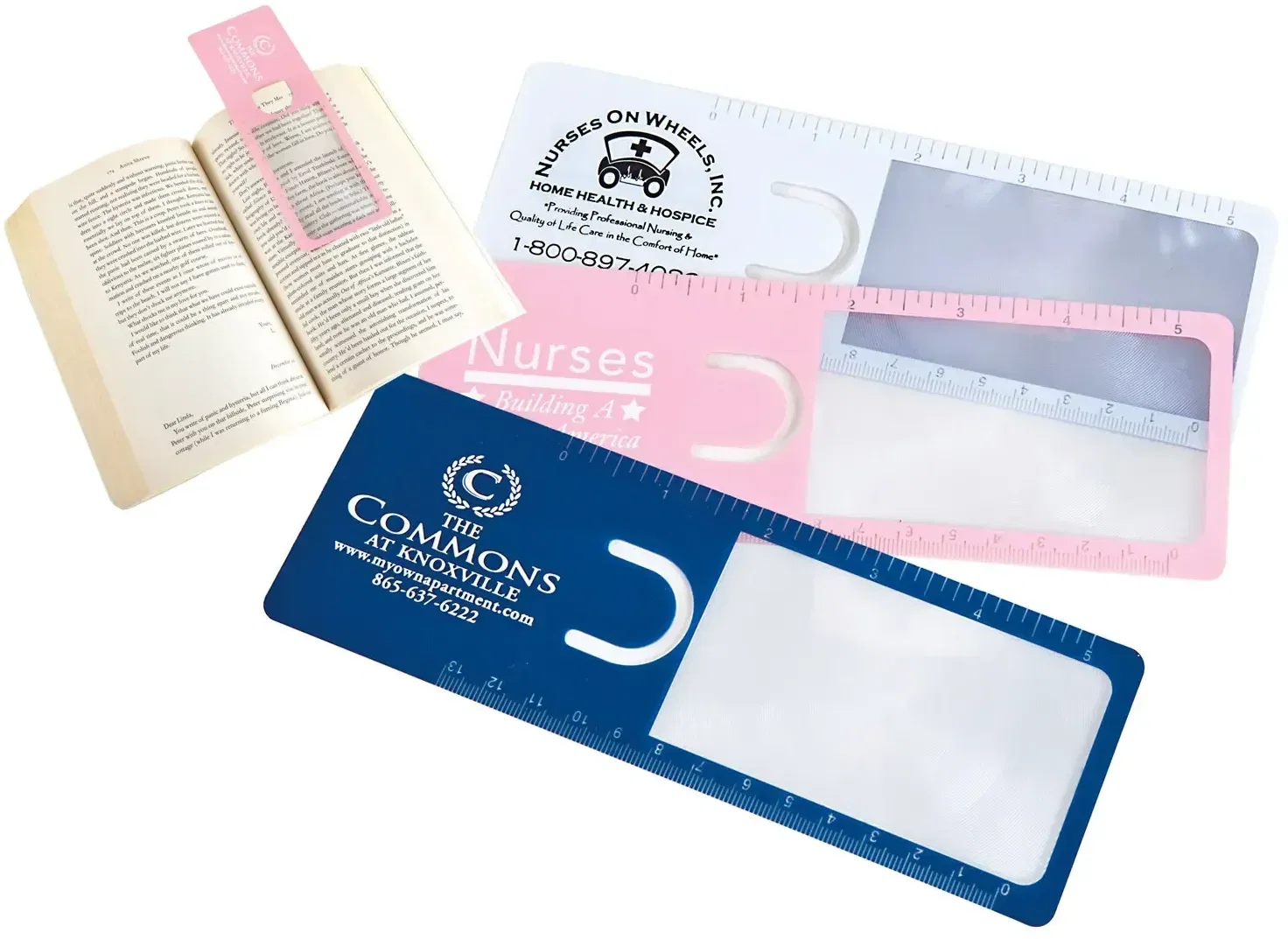 Custom Logo Bookmark Magnifier — view 2