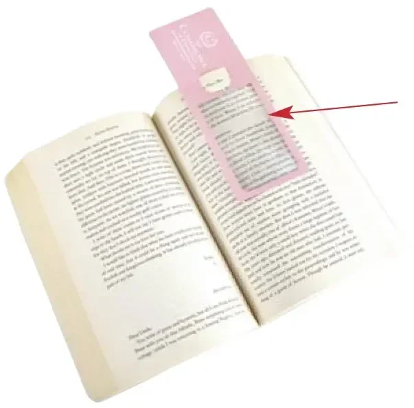 Custom Logo Bookmark Magnifier — view 3