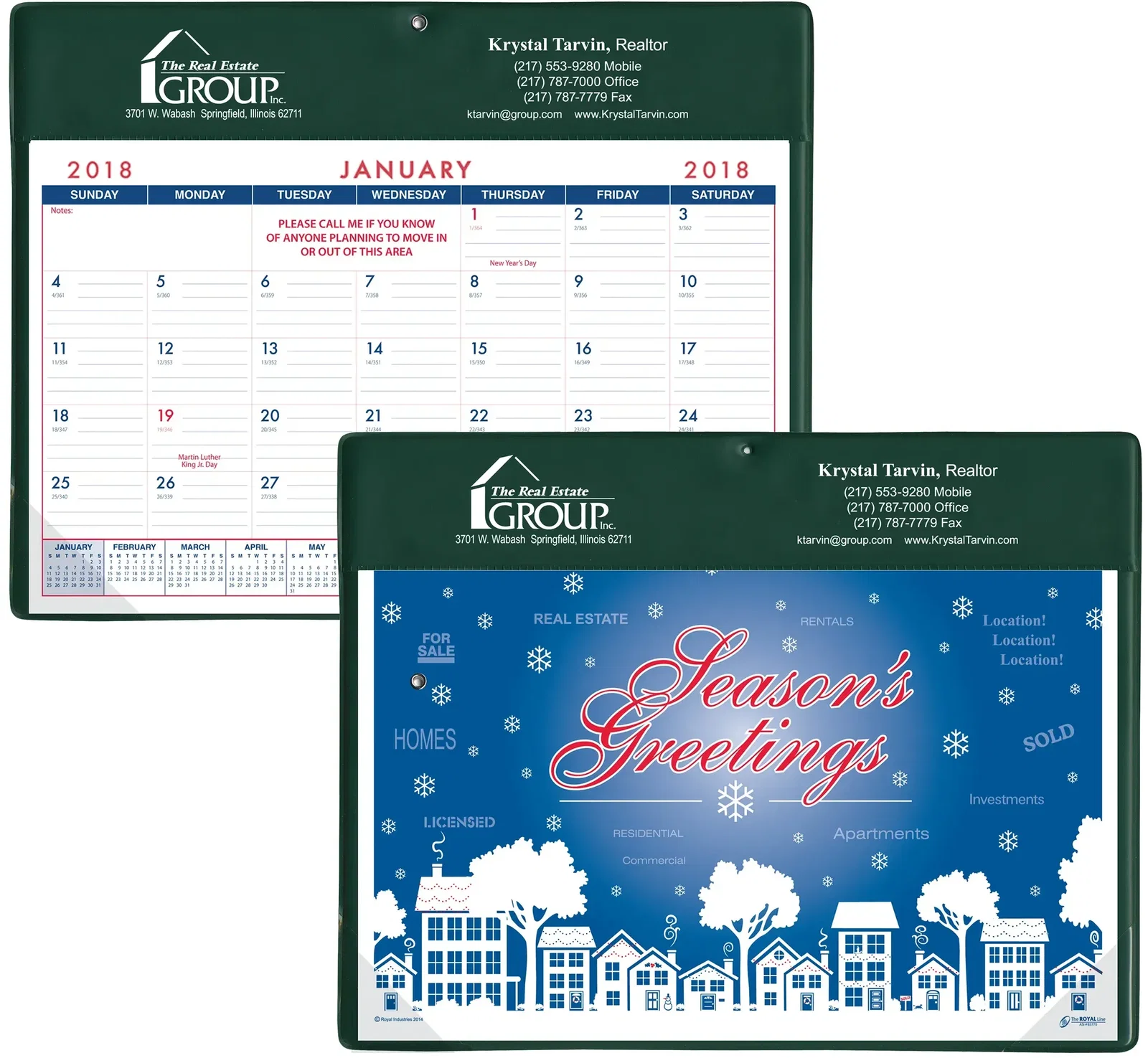 Personalized Branded Real Estate Calendar — view 3
