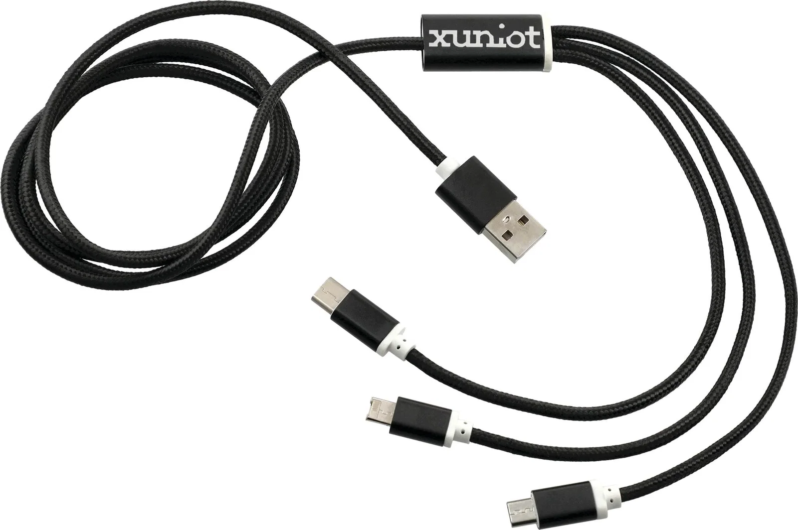 Custom Branded 3-in-1 Long Charging Cable - 47" — view 8
