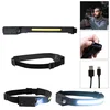 Rechargeable COB Headlamp in Black