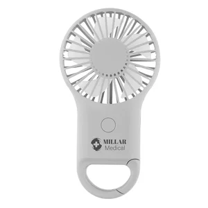 Rechargeable Handheld Fan With Carabiner