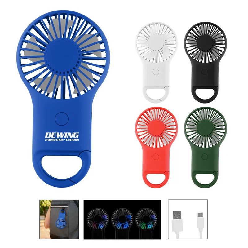 Rechargeable Handheld Fan With Carabiner 2.0 — view 8