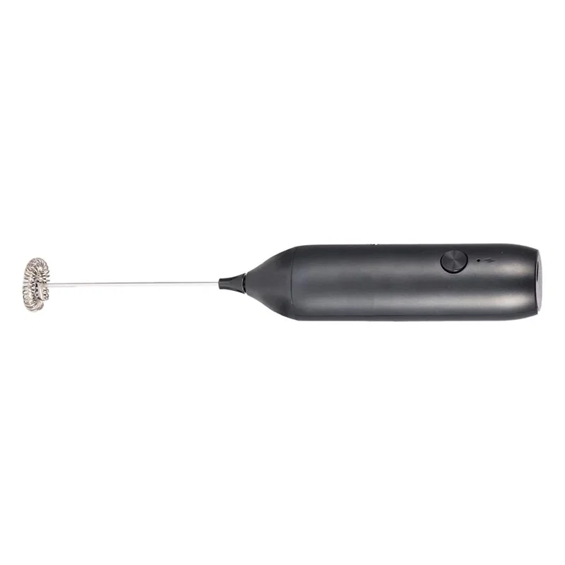 Rechargeable Handheld Milk Frother With Stand — view 2