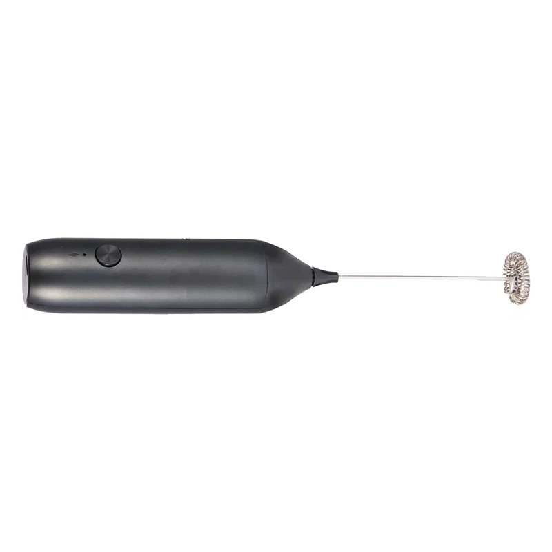 Rechargeable Handheld Milk Frother With Stand — view 3