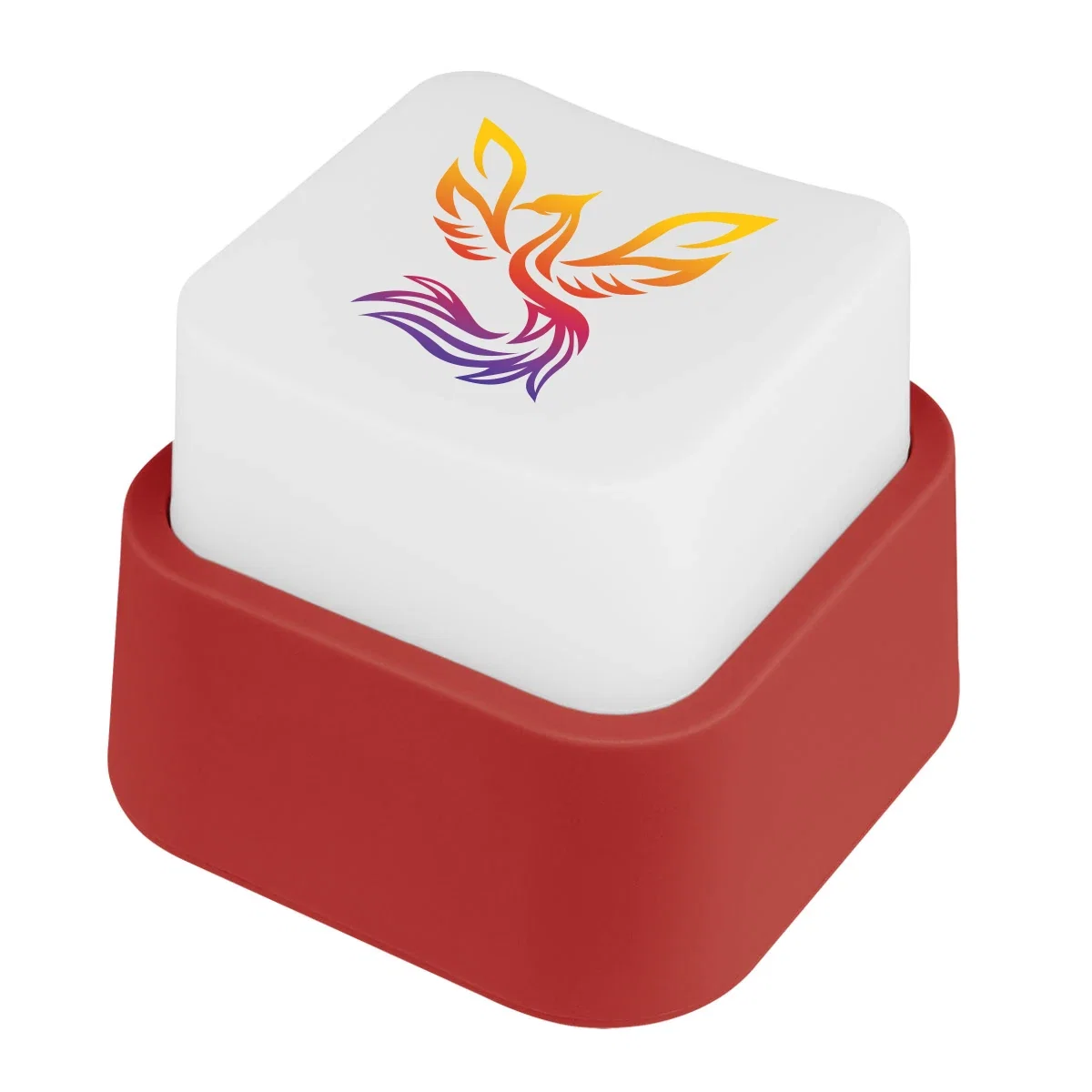 Fingers resting on the flat base during everyday use