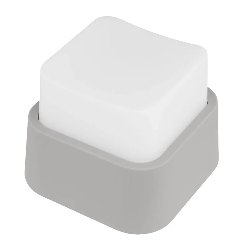 Upright presentation of the mini night light and its square housing
