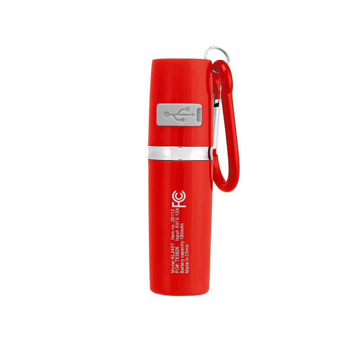Rear face of the alarm left blank for a logo