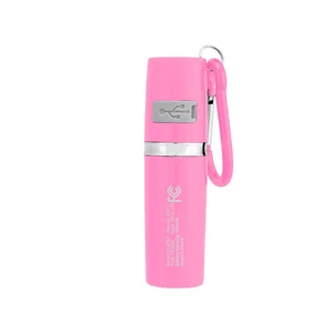Rechargeable Portable Alarm And Flashlight With Carabiner Attachment