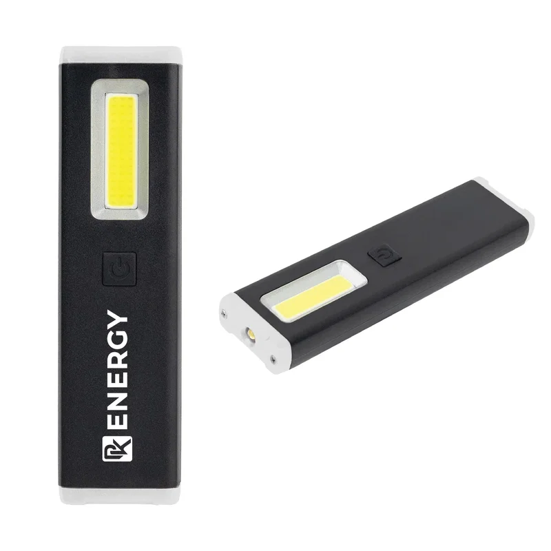 Beam strip glowing across the flat face