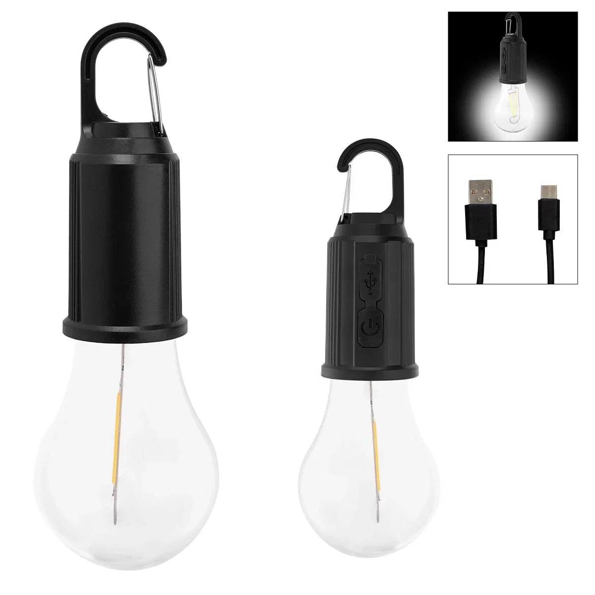 Base of the tiny lamp where the charging port sits