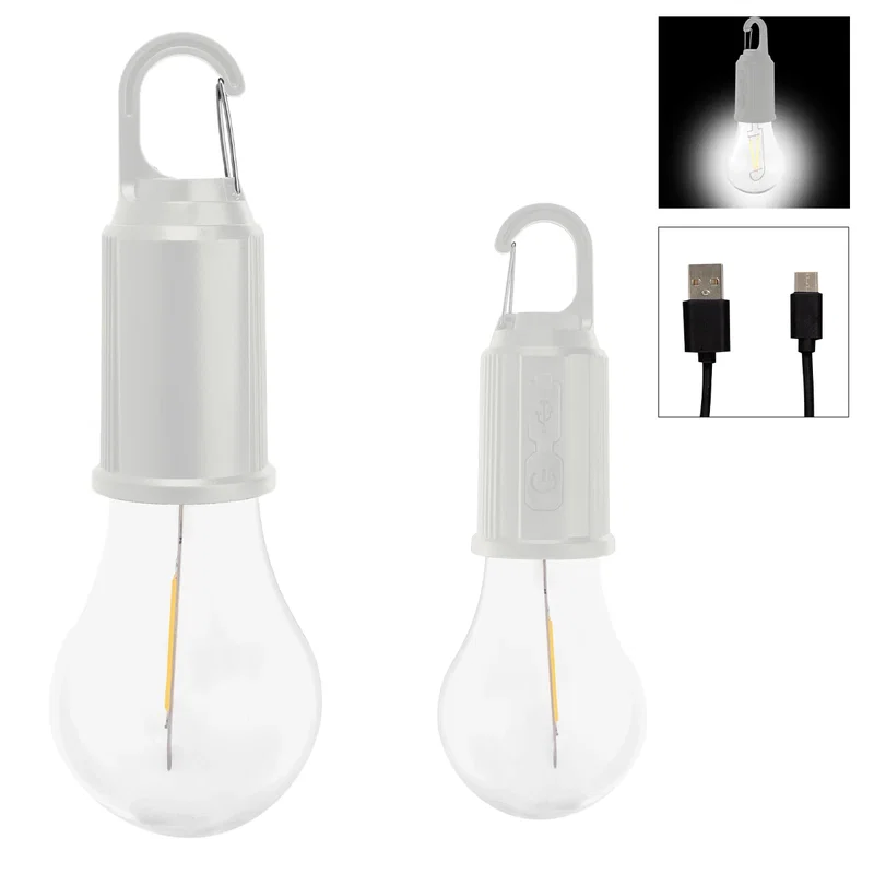 Both color choices of the miniature bulb displayed together