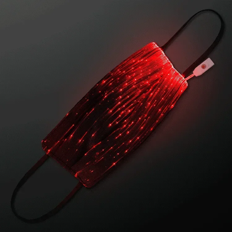 Recharging Light Up Mask, Black Rectangle — view 3