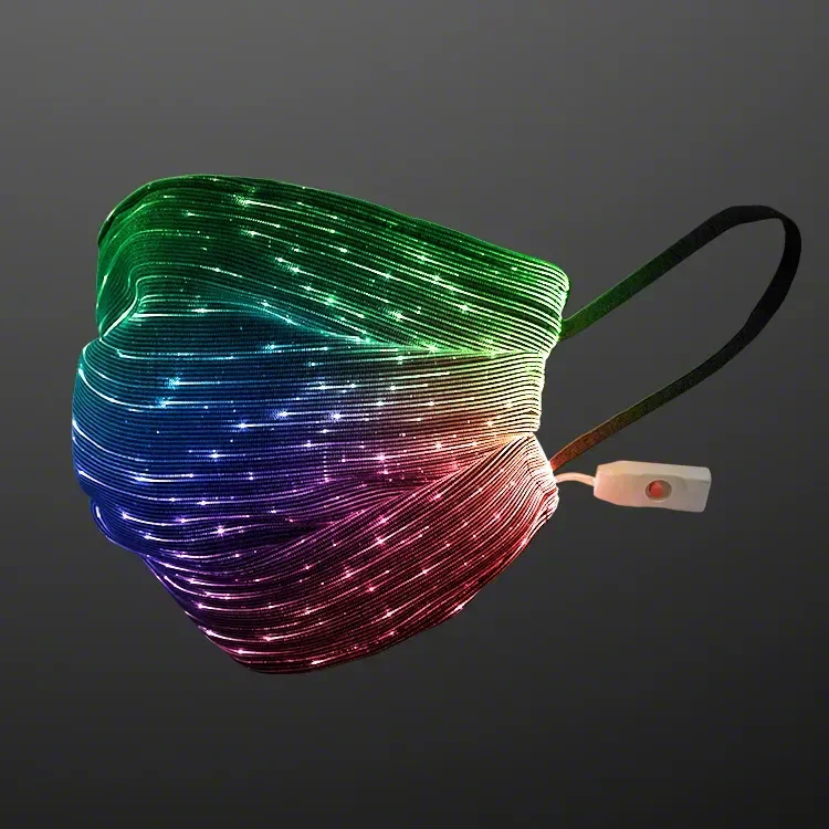 Recharging Light Up Mask, Black Rectangle — view 4