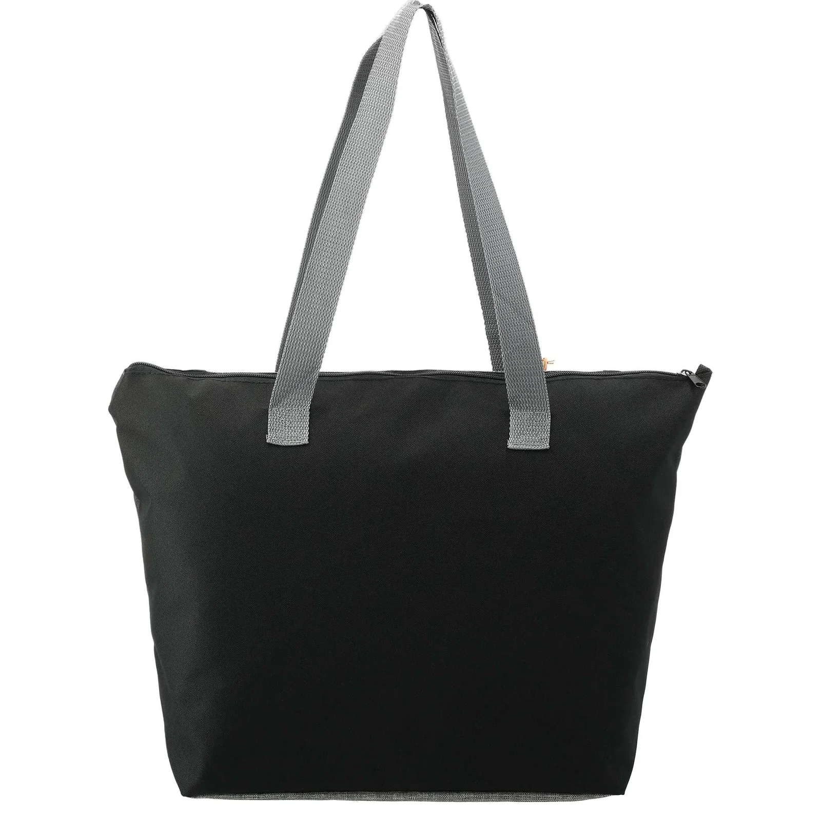 Custom Reclaim Two-Tone Recycled Zippered Tote — view 11