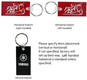 Custom Rectangle Key Fob