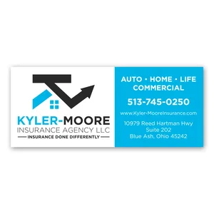 Custom Printed Rectangle Magnet 1-1/4 x 3