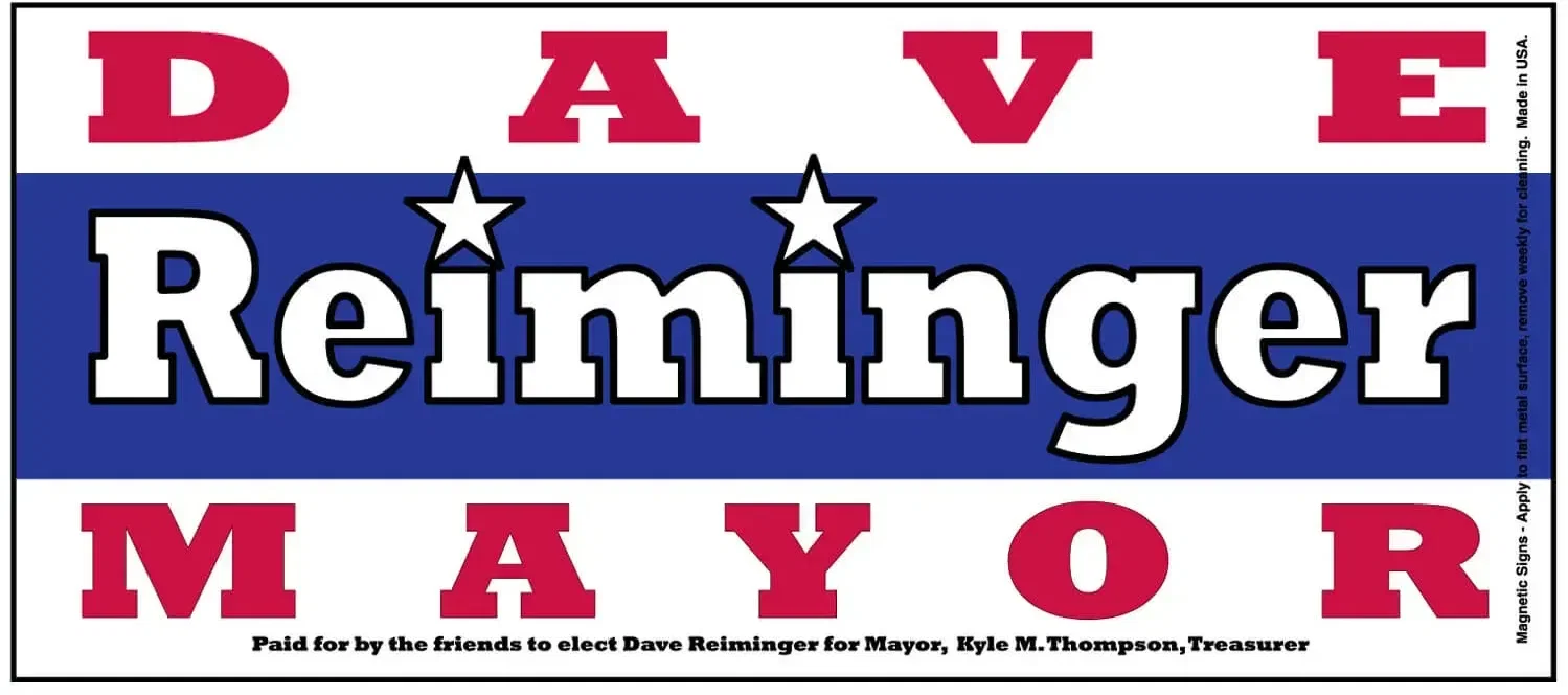 Custom Magnetic Sign - Rectangle — view 3