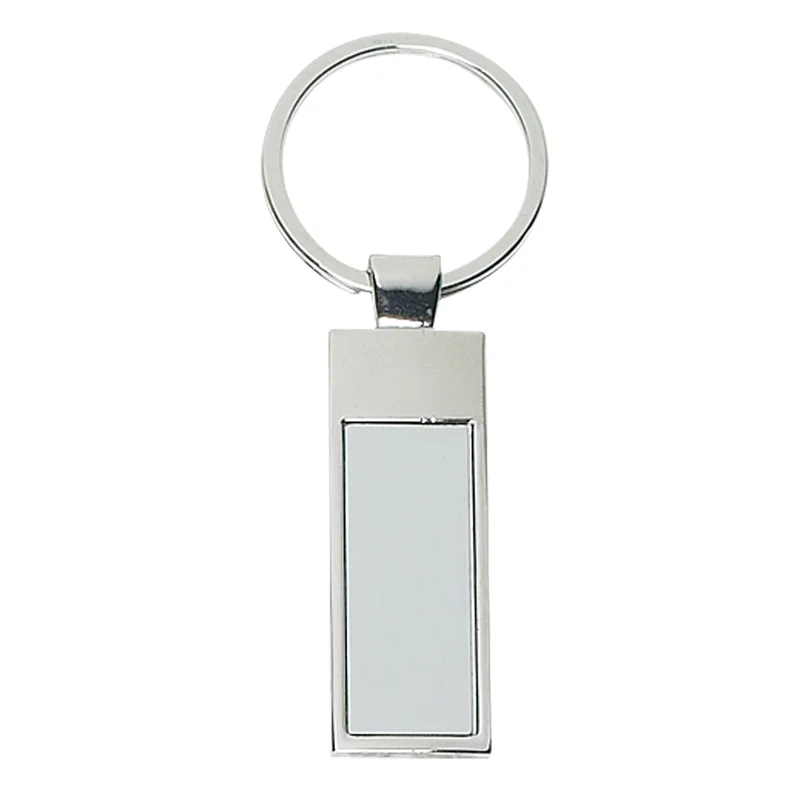Rectangle Metal Key Tag — view 2