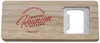Custom Wood Bottle Opener in Wood Grain