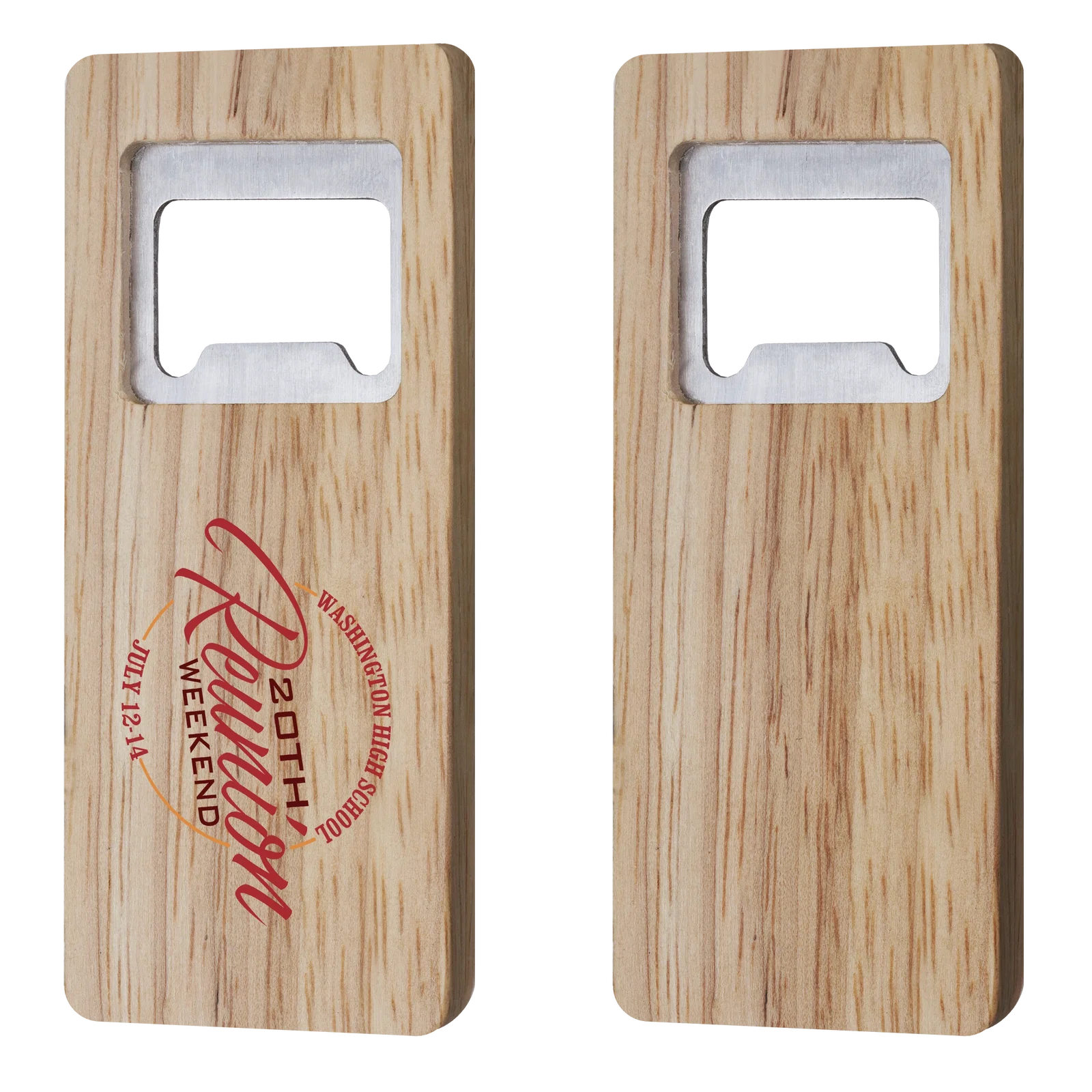 Custom Wood Bottle Opener — view 2