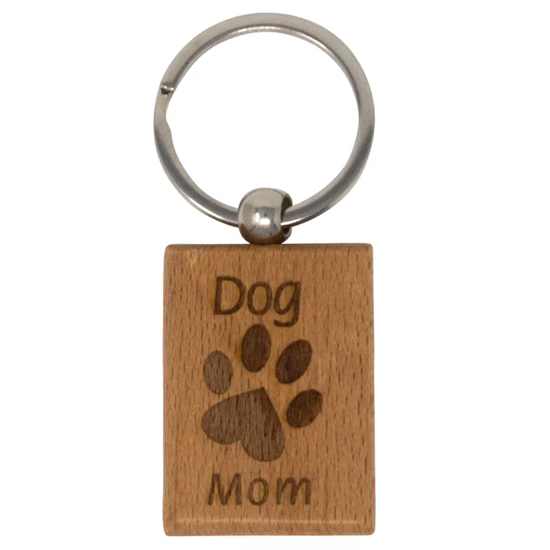 Wood Keychains Rectangle