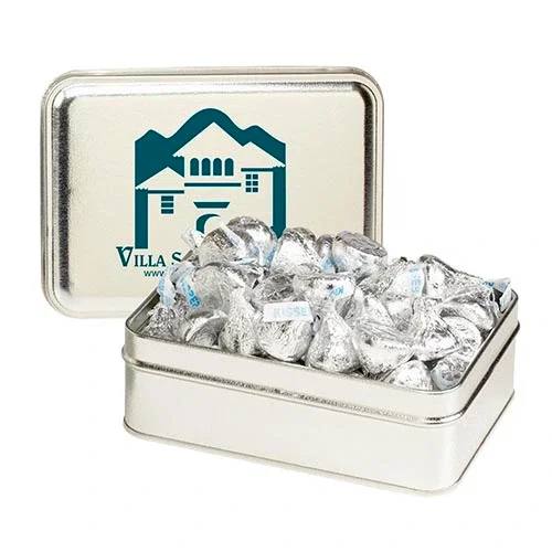 Rectangular Hinged-Lid Metal Storage Tin — view 19