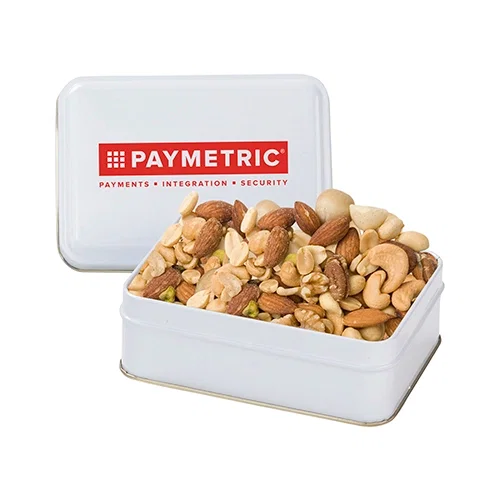 Rectangular Hinged-Lid Metal Storage Tin — view 3