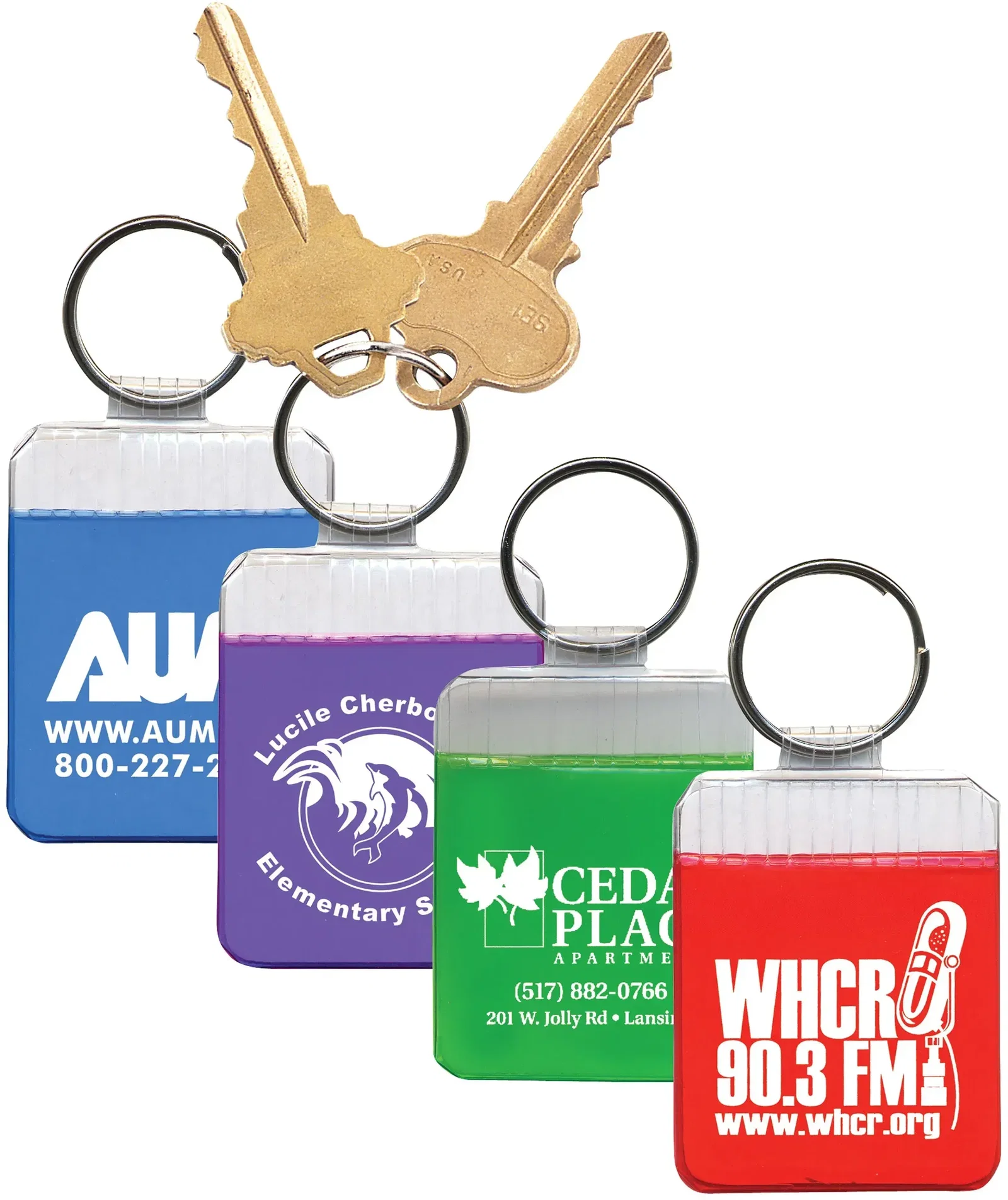 Custom Logo Keychain — view 3