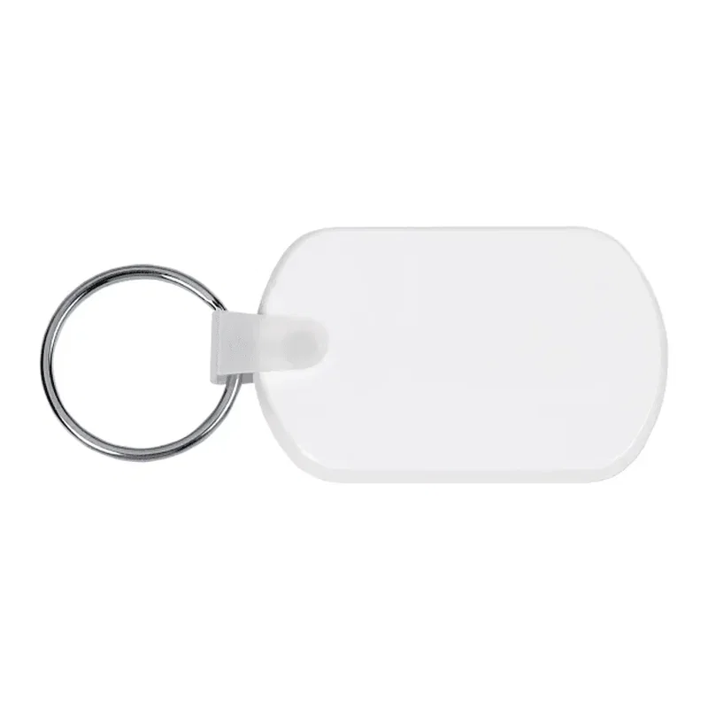 Personalized Rectangular Soft Key Tag — view 2