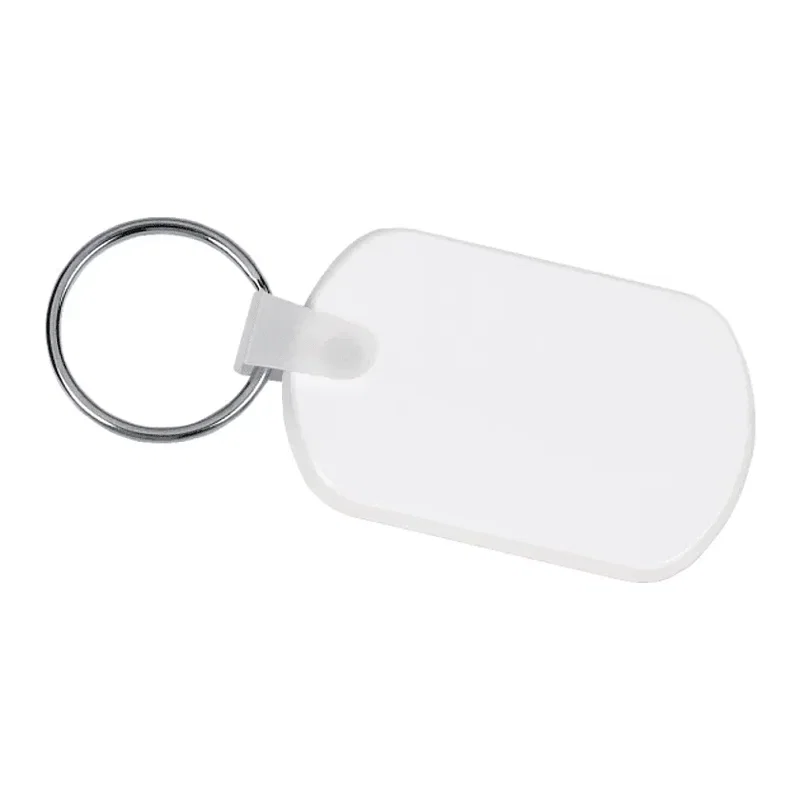 Personalized Rectangular Soft Key Tag — view 3