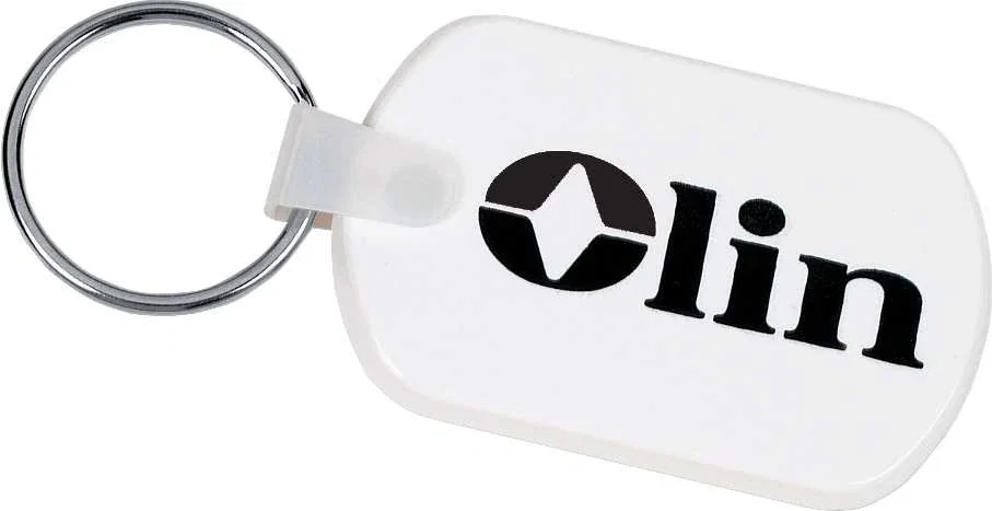 Personalized Rectangular Soft Key Tag — view 4