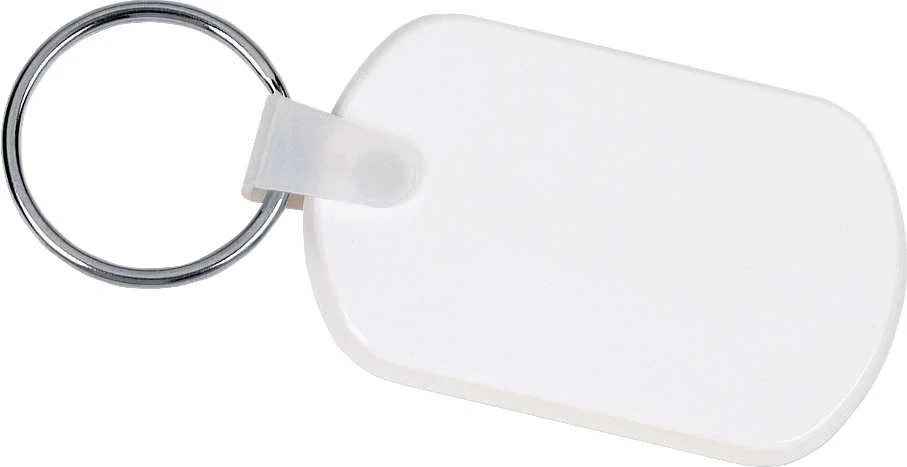 Personalized Rectangular Soft Key Tag — view 6