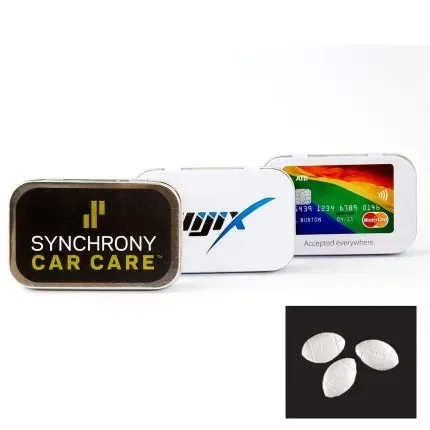 Rectangular Tin with Bone Shaped Mints — view 10