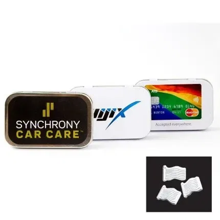 Rectangular Tin with Bone Shaped Mints — view 11