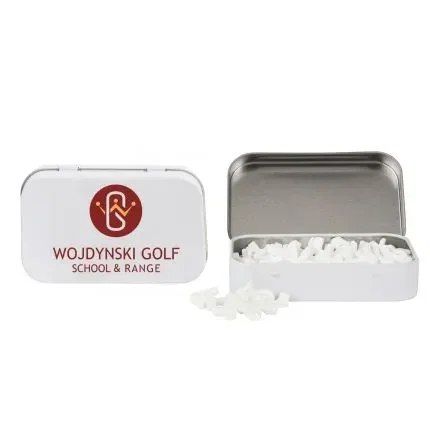 Rectangular Tin with Bone Shaped Mints — view 14
