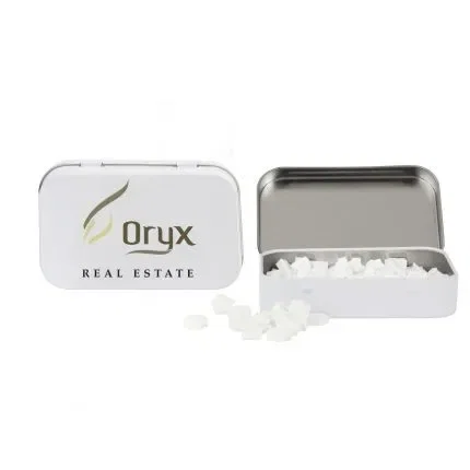 Rectangular Tin with Bone Shaped Mints — view 16