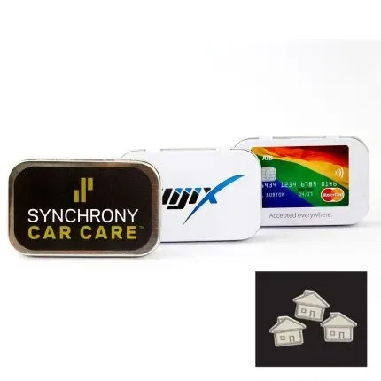 Rectangular Tin with Bone Shaped Mints — view 17