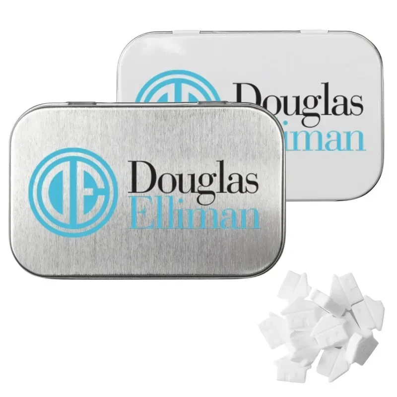 Rectangular Tin with Bone Shaped Mints — view 18
