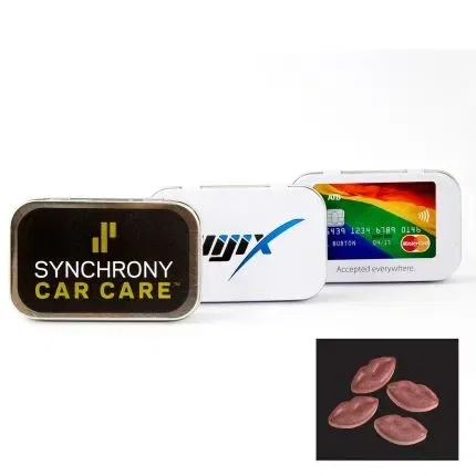 Rectangular Tin with Bone Shaped Mints — view 22