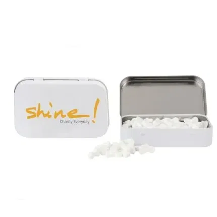 Rectangular Tin with Bone Shaped Mints — view 23