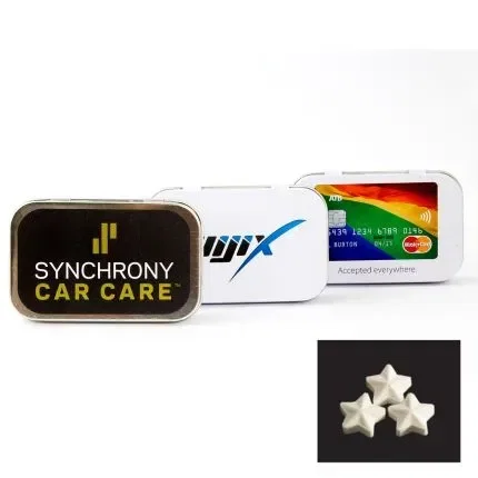 Rectangular Tin with Bone Shaped Mints — view 26