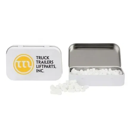 Rectangular Tin with Bone Shaped Mints — view 27