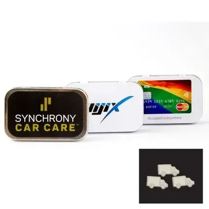 Rectangular Tin with Bone Shaped Mints — view 28